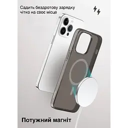 Чохол Vokamo Glacier для iPhone 15 Pro з магнітом білий матовий - мініатюра 6