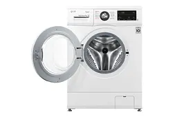 Стиральная машина LG с фронтальной загрузкой F2J3HS2W, 7кг, 1200, A+++, Пар, глубина 44см, Дисплей, Инвертор, Белый (F2J3HS2W) - миниатюра 2
