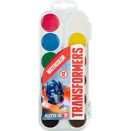 Фарби акварельні Kite Transformers 12 кольорів (TF23-061) - мініатюра 2