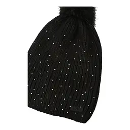Шапка CMP Woman Knitted Hat with Pompom Black (1097-5505402-U901 UNI) - мініатюра 3