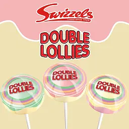 Набір льодяників на паличці Swizzels Double Lollies Sweets Dispenser Box 100шт - мініатюра 3