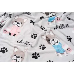 Плед Ardesto Flannel 200х160 см бульдоги (ART0112PB)