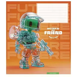 Зошит учнівський "We can be best friend" Школярик 012-3461C 12 аркушів Різнокольоровий