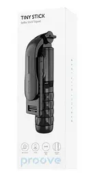 Трипод монопод - штатив для селфі Proove Tiny Stick Selfie Stick Tripod black 68 см чорний - мініатюра 7