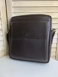 Сумка планшет чоловіча через плече Polo Коричнева (685) - мініатюра 5