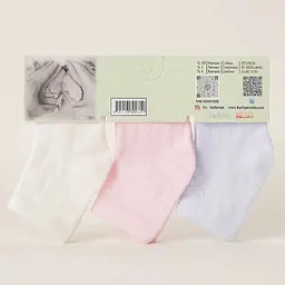 Набір бавовняних шкарпеток для новонароджених 0-6 місяців Ажур Turkiz textil Різні кольори - мініатюра 2