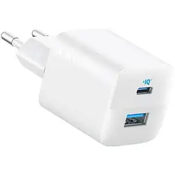 Мережевий зарядний пристрій Anker PowerPort 323 - 33W Dual-Port USB-C White (6908151)