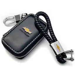 Автонабір №6 для Chevrolet / брелок і чохол для автоключів / шкіра наппа