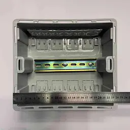 Бокс пластиковий СКІМ 09 модулів вбудований IP40 білий прозора дверка ( С11902021 ) - мініатюра 9