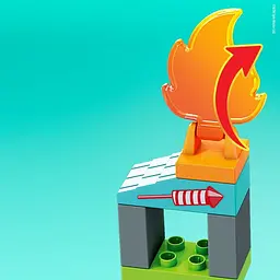 Набір Mega Bloks Щенячий патруль Пожежна машина Маршала та фігурки (GYJ01) - мініатюра 3