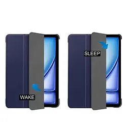 Чохол-книжка BeCover Smart Case для Apple iPad Air 13" M2/M3 2024/2025 Deep Blue (711612) - мініатюра 5