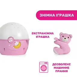 Іграшка-проектор Chicco Next 2 Stars, рожевий (07647.10) - мініатюра 9