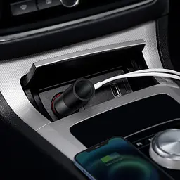 Автозарядне BASEUS Share Together 120 W 2*USB + прикурювач 3A CCBT-D0G - мініатюра 3