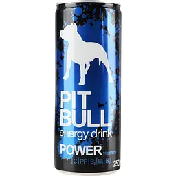 Упаковка енергетичного безалкогольного напою Pit Bull Power з/б 6 л (0.25 л х 24 шт.) - мініатюра 2