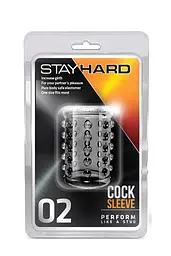 Насадка на пеніс Blush Stay Hard Cock Sleeve 02 5 см прозорий - мініатюра 2