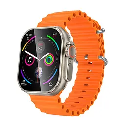 Смарт-годинник Hoco Y23 Ultra Smart Sports Watch (call version) Titanium Gold - мініатюра 2