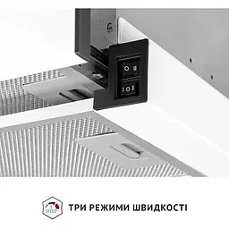 Витяжка телескопічна Perfelli TL 6622 WH 1000 LED - мініатюра 5