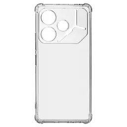 Прозрачный чехол для TECNO Pova 6 (LI7) с защитой камеры и усиленными бортами, тонкий, силиконовый, бесцветный, ударопрочный, противоударный бампер с закрытой камерой, ArmorStandart (ARM78225)