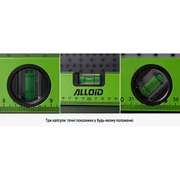 Рівень будівельний Alloid 3 капсули 40 см (LD-151040) - мініатюра 3