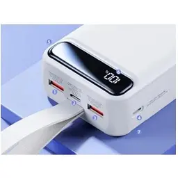 Зовнішній акумулятор Remax PowerBank Bole 20W+22.5W PD+QC Fast Charging 30000mAh White (RPP-522) 60419-ska - мініатюра 5