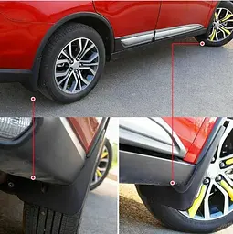 Брызговики для Mitsubishi Outlander 2016-2021 (з расширителями арок) комплект 4 шт (BMTOT1521) - мініатюра 2
