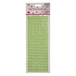 Наклейки декоративні XY-004(Green) на планшеті 504 шт