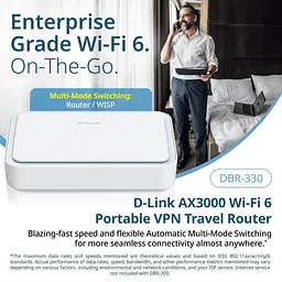 Роутер D-Link DBR-330 AX3000, 5G/LTE, 5260mА*год (DBR-330) - мініатюра 6