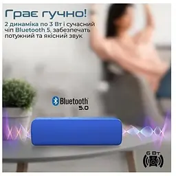 Акустична система Promate Capsule-2 Blue (capsule-2.blue) - мініатюра 4