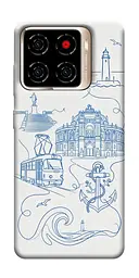 TPU чохол Demsky Southern pearl для ZTE Blade A56