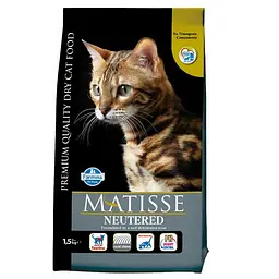 Сухий корм Farmina Matisse Neutered Chicken для стерилізованих кішок, з куркою, 1.5 кг