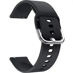 Ремінець DK CDK для Xiaomi Amazfit Active 2 / 2R (W2437) "L" 20mm Silicone Sport Band Classic (09651) (black)
