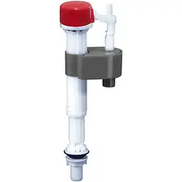 Арматура наповнювальна Koer KT-0104-1/2" з нижнім підведенням та пластиковим різьбленням 1/2" KR5333, Білий