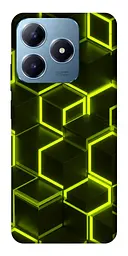 Чохол Demsky Neon hexagon для Realme C63 4G