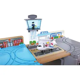 Іграшкова залізниця Hape у контейнері 80 елементів (E3773) - мініатюра 4