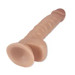 Вібратор Real Extreme Vibrating Dildo 8.5" - мініатюра 3