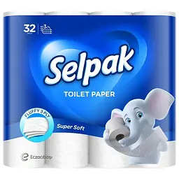 Туалетний папір Selpak 3 шари 32 рулони (8690530284463)