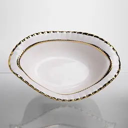 Салатниця порцелянова Sofia Gold 25 см Yiwu AP-23 - мініатюра 5