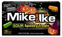 Жувальні цукерки Mike And Ike Sour Spooky Treats Halloween 120г