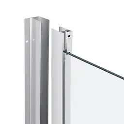 Душова кабіна Qtap Taurus CRM1011SC6 100x100 см, скло Clear 6 мм, покриття CalcLess без піддона, Універсальна, хром, без поддона - мініатюра 3