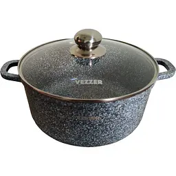 Каструля Vezzer з кришкою 24 см 4.5 л сіра (VZ8043) - мініатюра 4