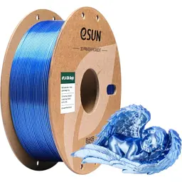 Пластик для 3D-принтера eSUN ePLA-Silk Magic 1кг, 1.75мм, Blue Silver (EPLA-SILKMAGIC-P175US1) - мініатюра 5