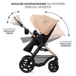 Універсальна коляска 3 в 1 Kinderkraft Moov 2 Sand Beige (KSMOOV02BEGEV00) - мініатюра 6