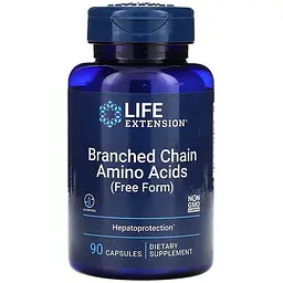 Комплекс амінокислот з розгалуженими ланцюгами Life Extension Branched Chain Amino Acids 90 капсул