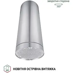 Витяжка Perfelli CRE 3673 I 1000 LED - мініатюра 2