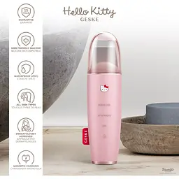 Мікрострумовий скрабер для шкіри та усунення чорних точок GESKE MicroCurrent Skin Scrubber & Blackhead Remover 9 в 1 by Hello Kitty рожевий - мініатюра 5