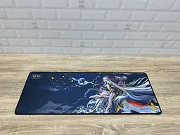 Великий килимок для мишки WorkPlaceShop Anime Genshin Impact Нін Гуан 1000 x 500 мм
