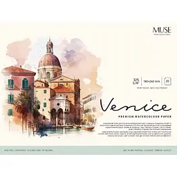 Блок Muse Aquarelle на склейці 18x24 см 20 аркушів (PB-GB-020-099)