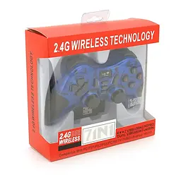 Геймпад бездротовий джойстик Voltronic HJ041Bl PC/PS3/Android/Android TV Blue - мініатюра 5