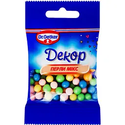 Набір: Борошно пшеничне Zernari Select відбірне 2 кг + Посипка Dr.Oetker Декор Перли мікс 10 г - мініатюра 3