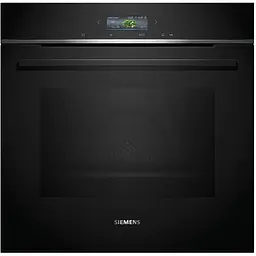Духова шафа електрична Siemens 71 л A+ дисплей конвекція піроліз чорний